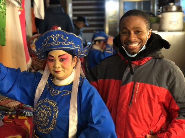Backstage of Sichuan Opera