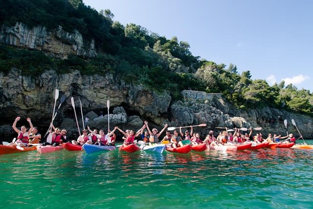 Canoeing Portinho Arrábida, Portugal